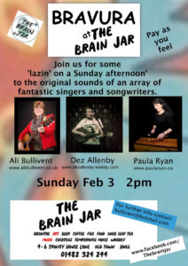 Bravura at The Brain Jar - alibullivent.co.uk